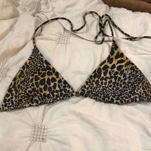 Victoria’s Secret leopard bikini top